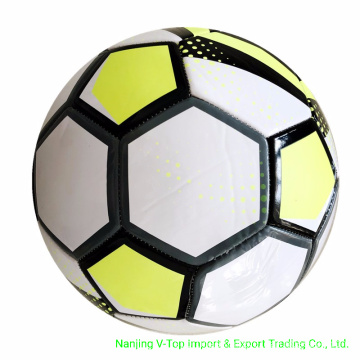 White Color PVC /PU / TPU Machine Stitched Soccer